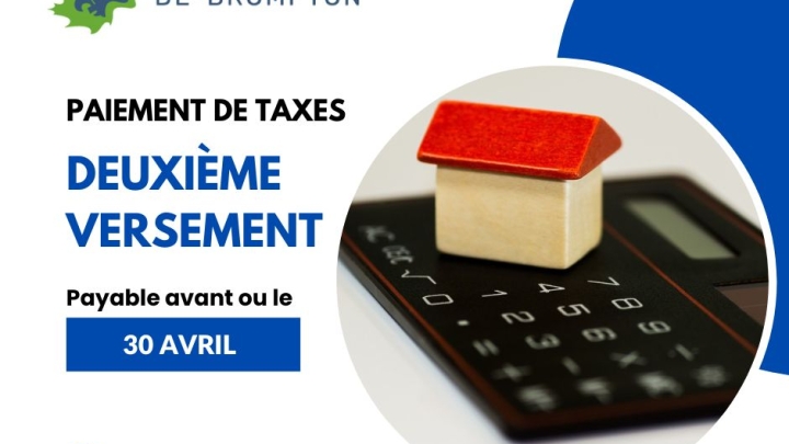 Taxes : 2e versement pour le 30 avril